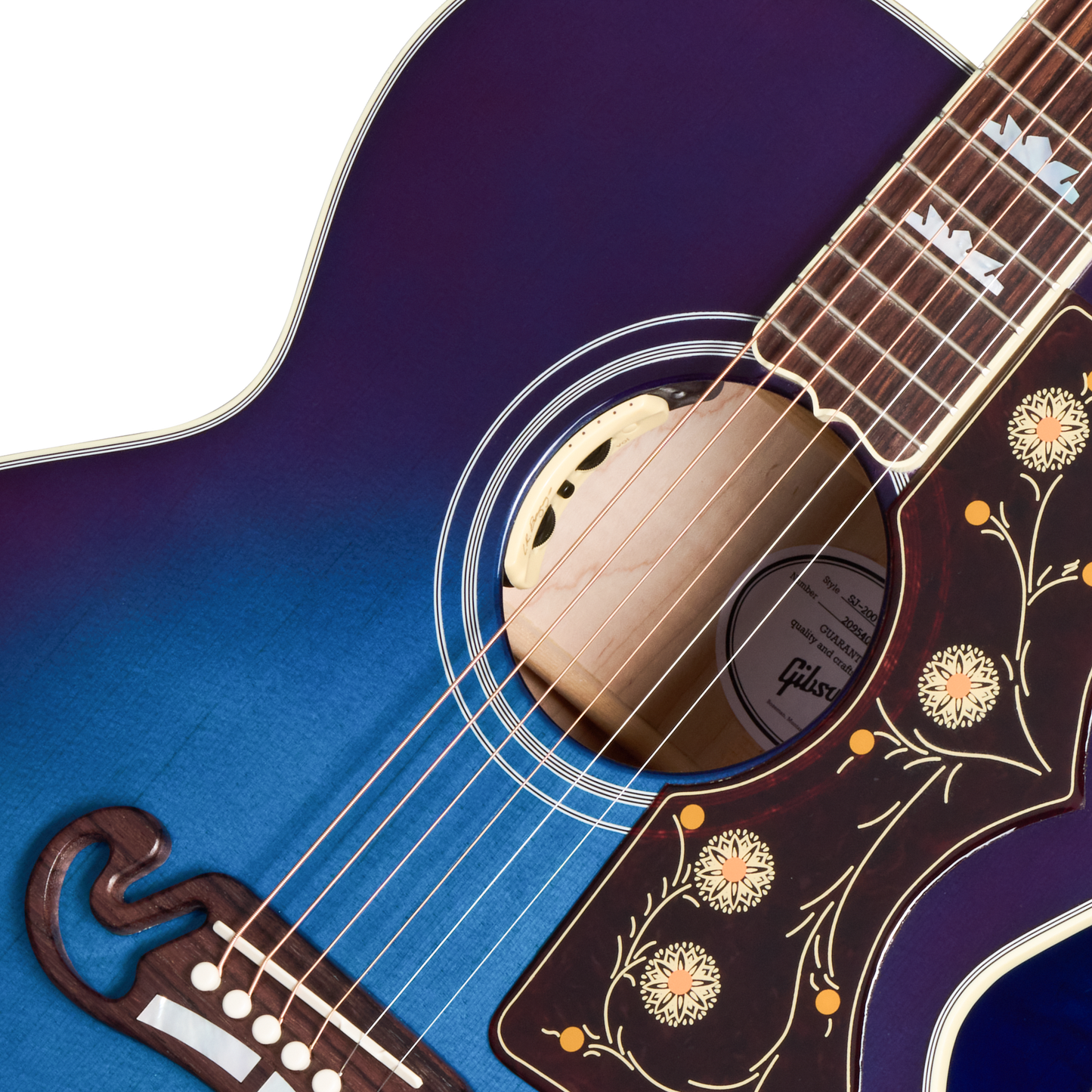 Gibson SJ-200 Standard, Blueberry Burst, Exclusive