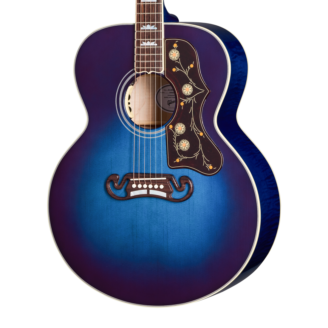 Gibson SJ-200 Standard, Blueberry Burst, Exclusive Acoustic Guitar Gibson