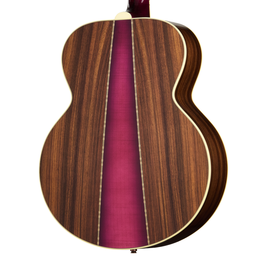 Gibson Custom Select SJ-200 Standard 3-Piece Back, Merlot Burst Acoustic Guitar Gibson Custom