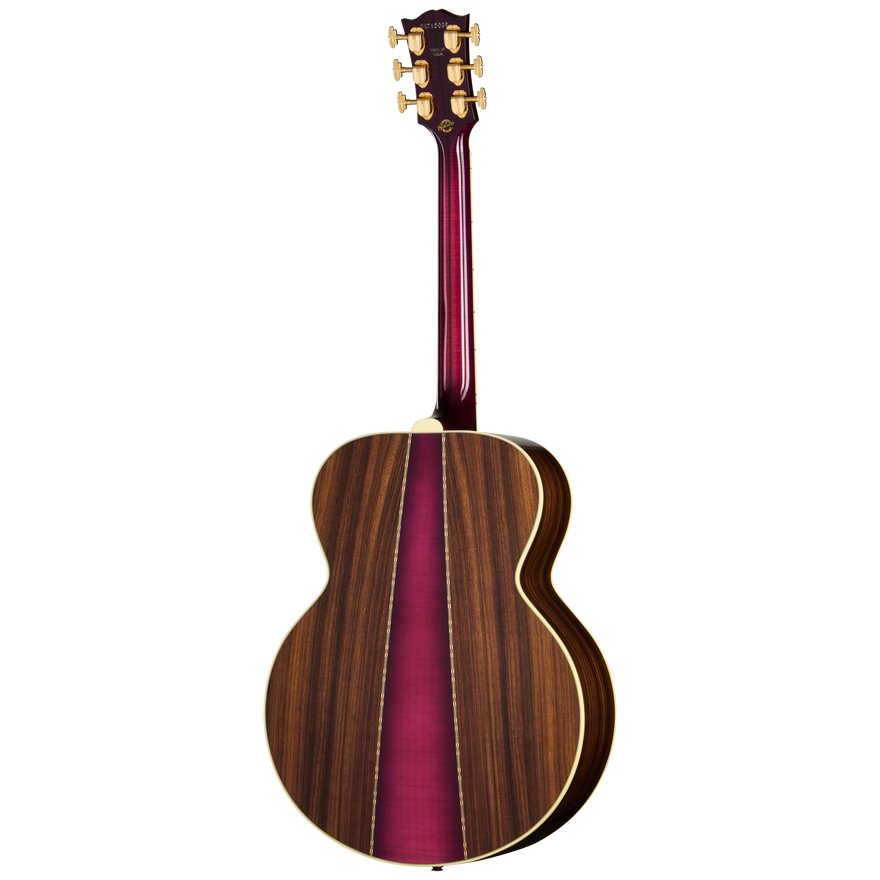 Gibson Custom Select SJ-200 Standard 3-Piece Back, Merlot Burst Acoustic Guitar Gibson Custom