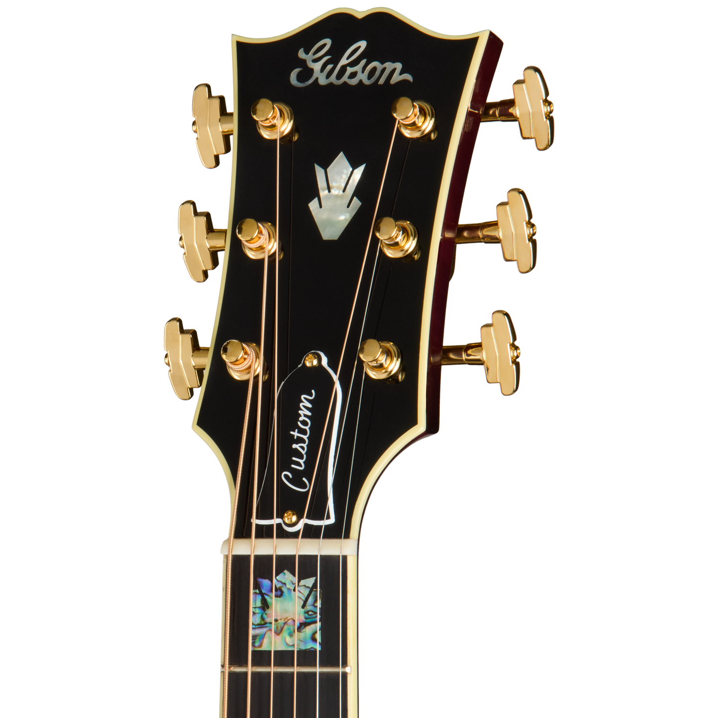 Gibson Custom Select SJ-200 Standard 3-Piece Back, Merlot Burst Acoustic Guitar Gibson Custom
