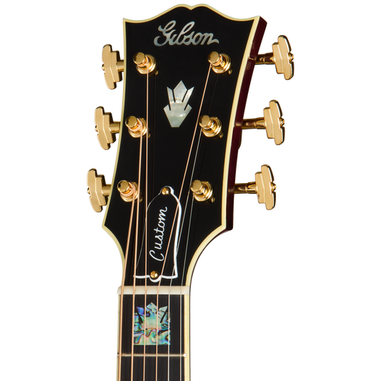 Gibson Custom Select SJ-200 Standard 3-Piece Back, Merlot Burst Acoustic Guitar Gibson Custom