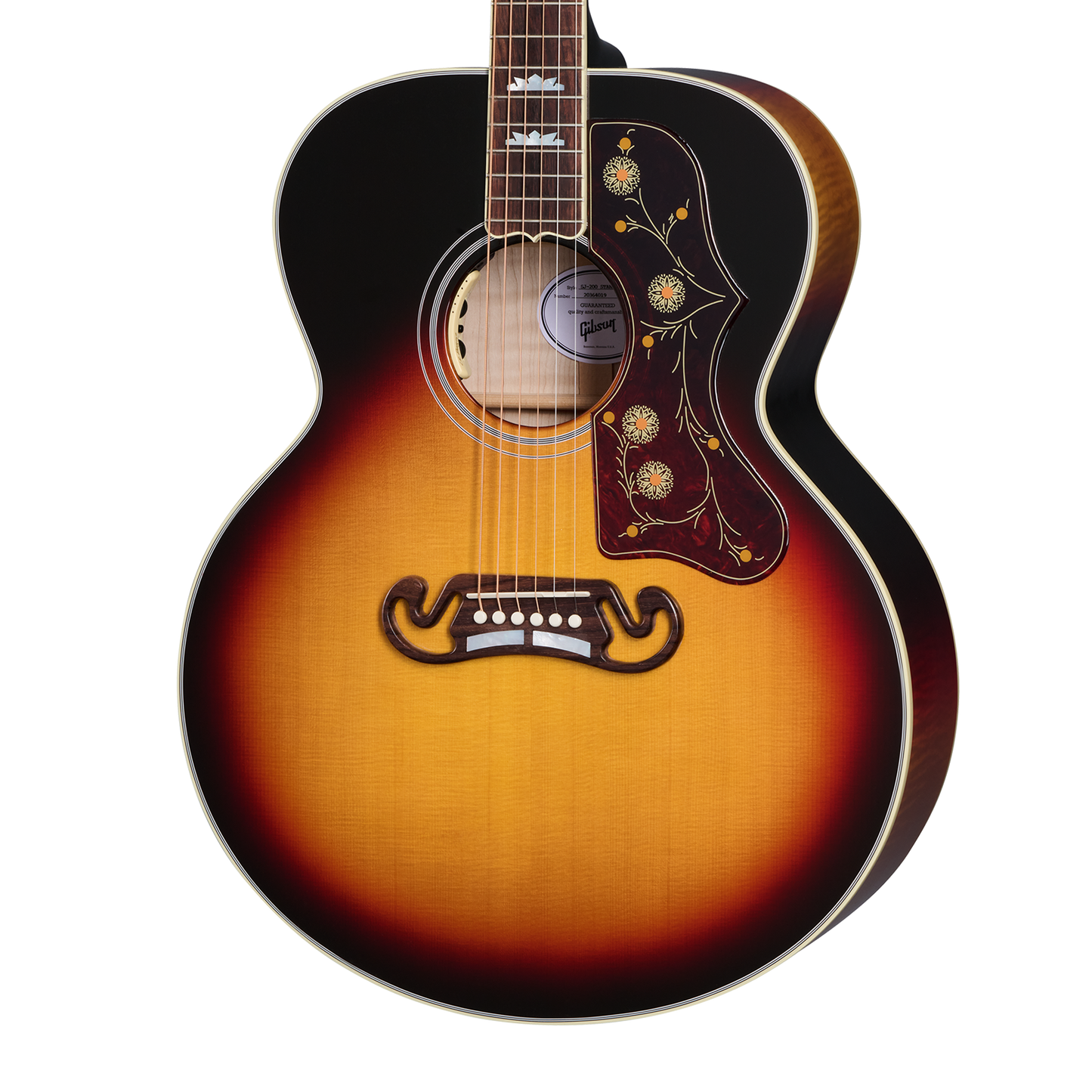 Gibson SJ-200 Standard, Tri Burst Acoustic Guitar Gibson