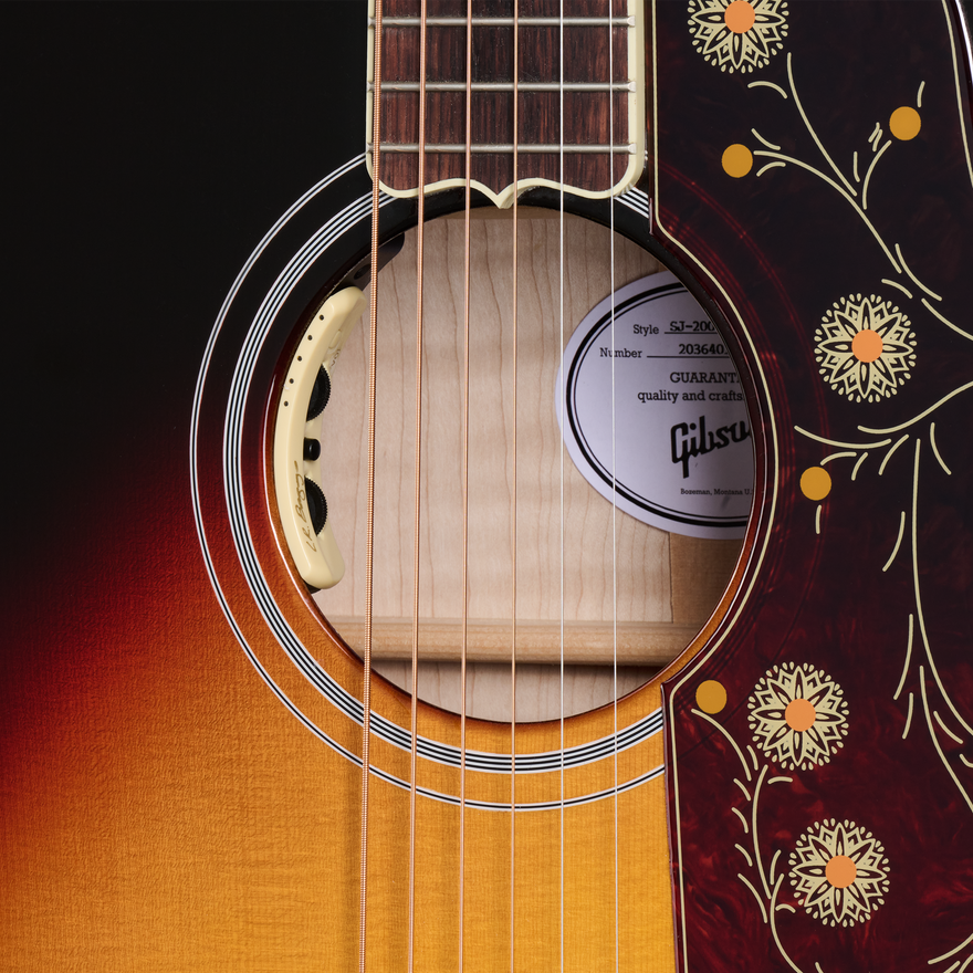 Gibson SJ-200 Standard, Tri Burst Acoustic Guitar Gibson