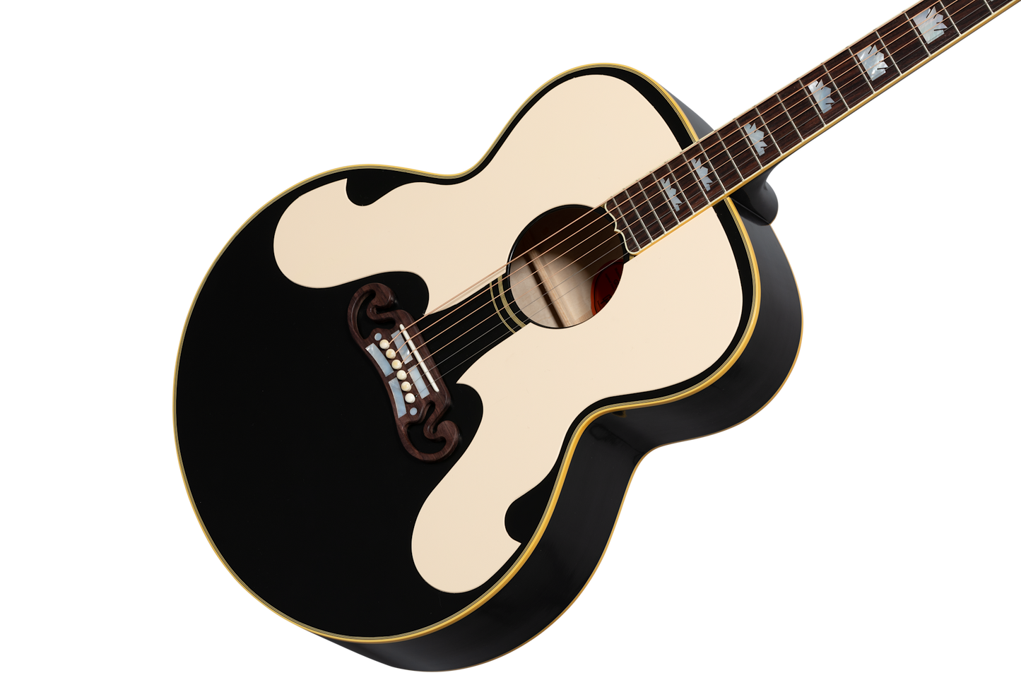 Gibson The Everly Brothers SJ-200, Ebony Acoustic Guitar Gibson
