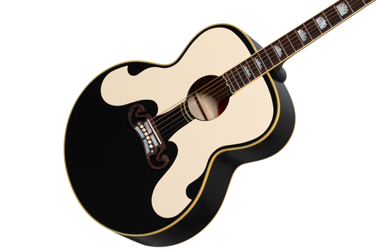 Gibson The Everly Brothers SJ-200, Ebony Acoustic Guitar Gibson