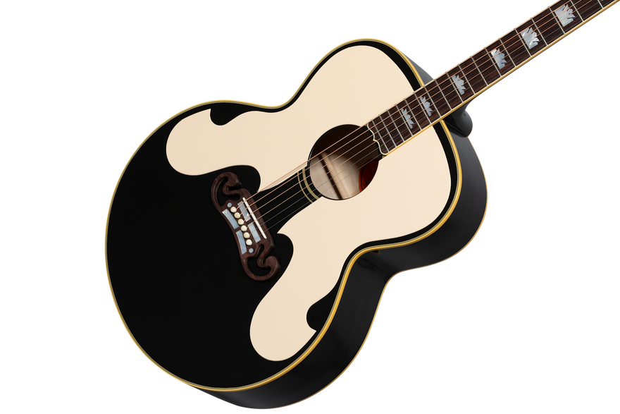 Gibson The Everly Brothers SJ-200, Ebony Acoustic Guitar Gibson