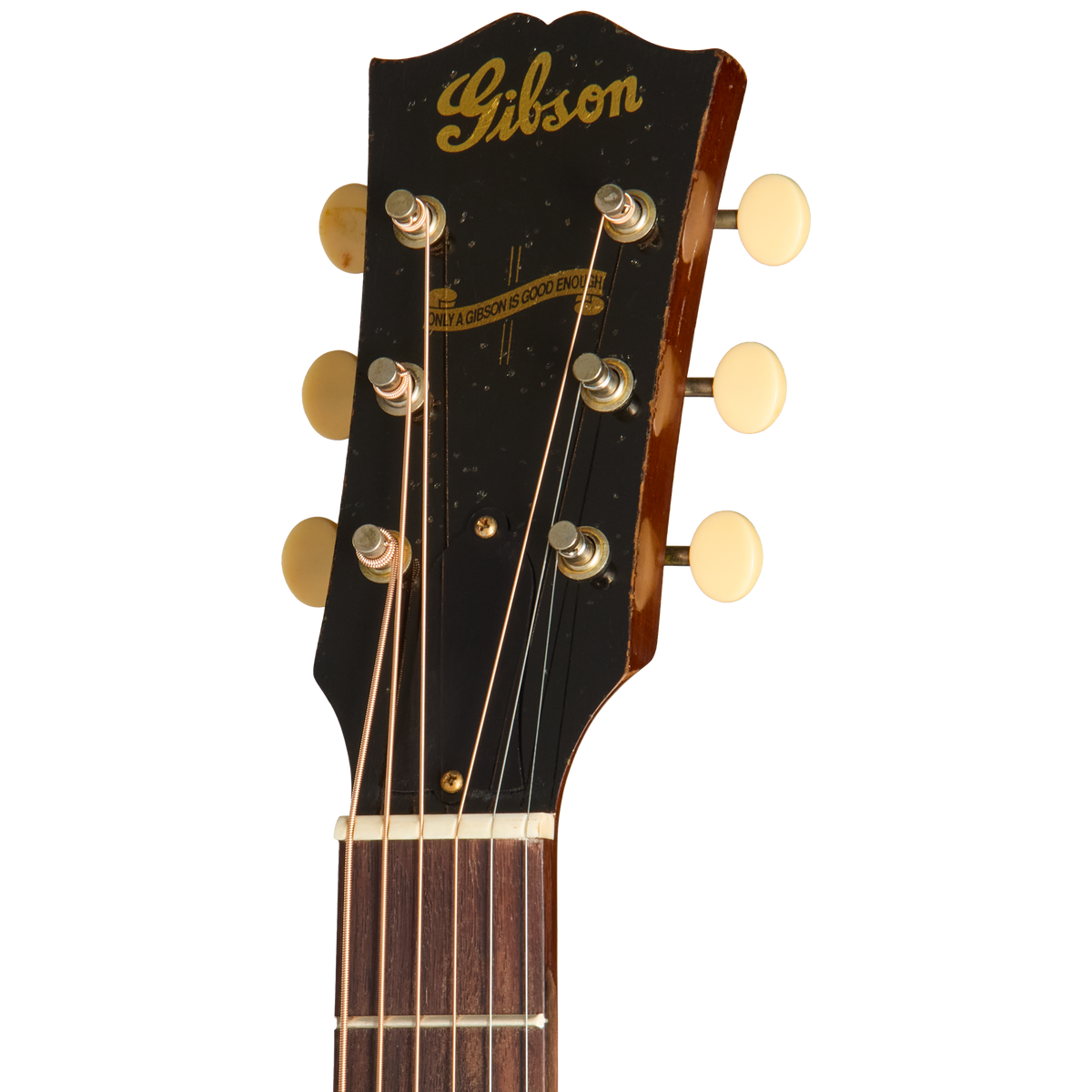 Gibson Custom 1942 Banner LG-2 Reissue, Heavy Aged, Dark Tobacco Burst Acoustic Guitar Gibson Custom