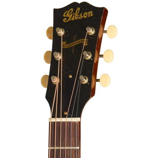 Gibson Custom 1942 Banner LG-2 Reissue, Heavy Aged, Dark Tobacco Burst Acoustic Guitar Gibson Custom