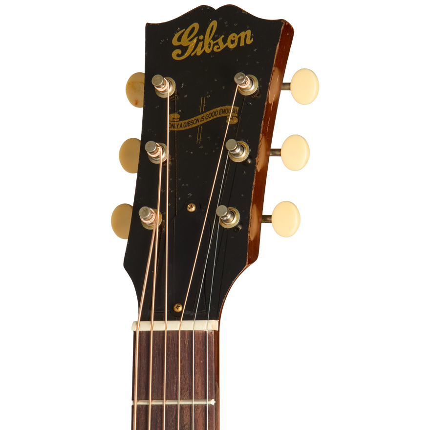 Gibson Custom 1942 Banner LG-2 Reissue, Heavy Aged, Dark Tobacco Burst Acoustic Guitar Gibson Custom