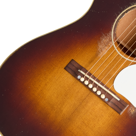 Gibson Custom 1942 Banner LG-2 Reissue, Heavy Aged, Dark Tobacco Burst Acoustic Guitar Gibson Custom