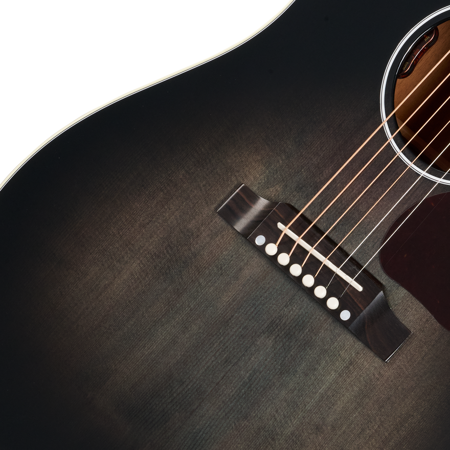 Gibson Custom J-45 Standard, Cobra Burst Acoustic Guitar Gibson Custom