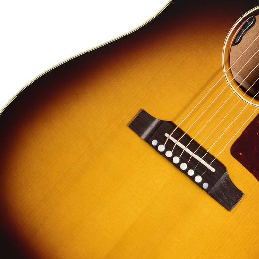 Gibson Custom J-45 50s with Red Spruce Top, Faded Vintage Sunburst Acoustic Guitar Gibson Custom