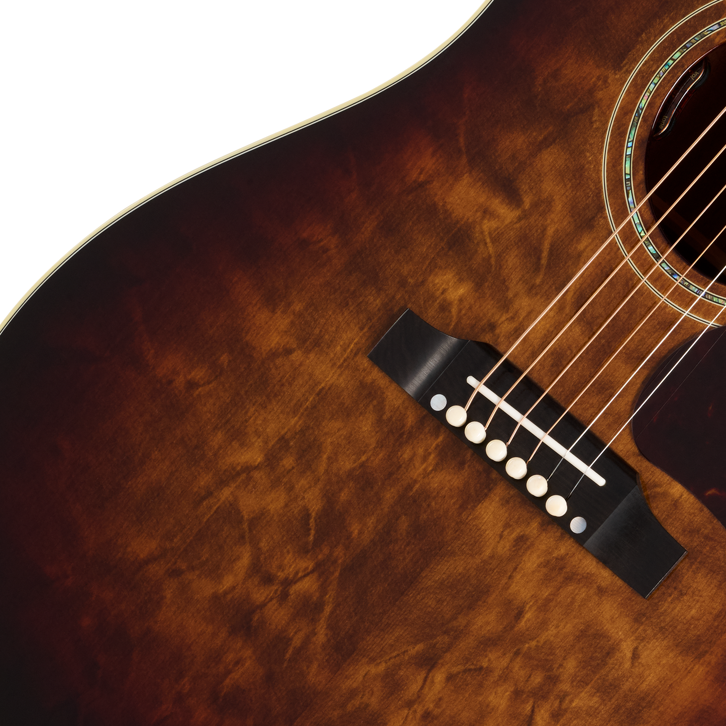 Gibson Custom J-45 Standard, Grizzly Burst Acoustic Guitar Gibson Custom