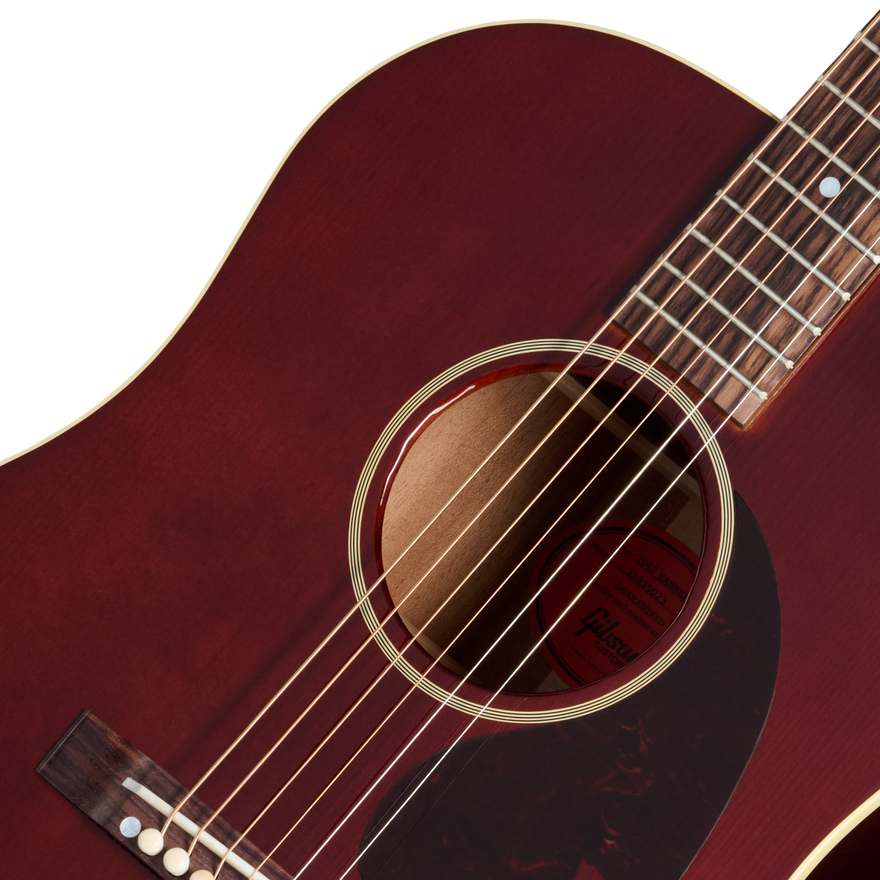 Gibson Custom 1942 Banner J-45, Gloss, Dark Walnut Top Acoustic Guitar Gibson Custom