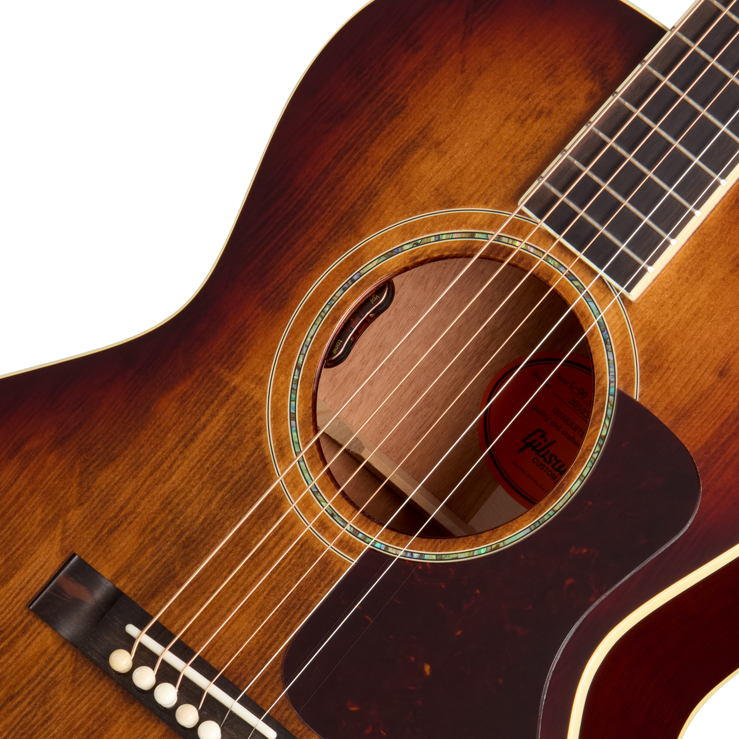 Gibson Custom L-00 Standard, Grizzly Burst Acoustic Guitar Gibson Custom