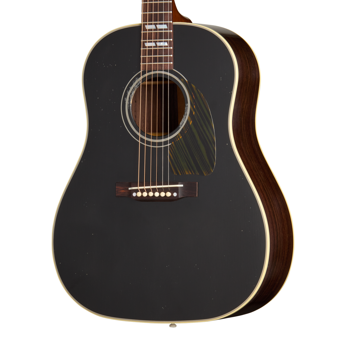 Gibson Custom 1942 Banner Southern Jumbo, Light Aged, Ebony Top Acoustic Guitar Gibson Custom