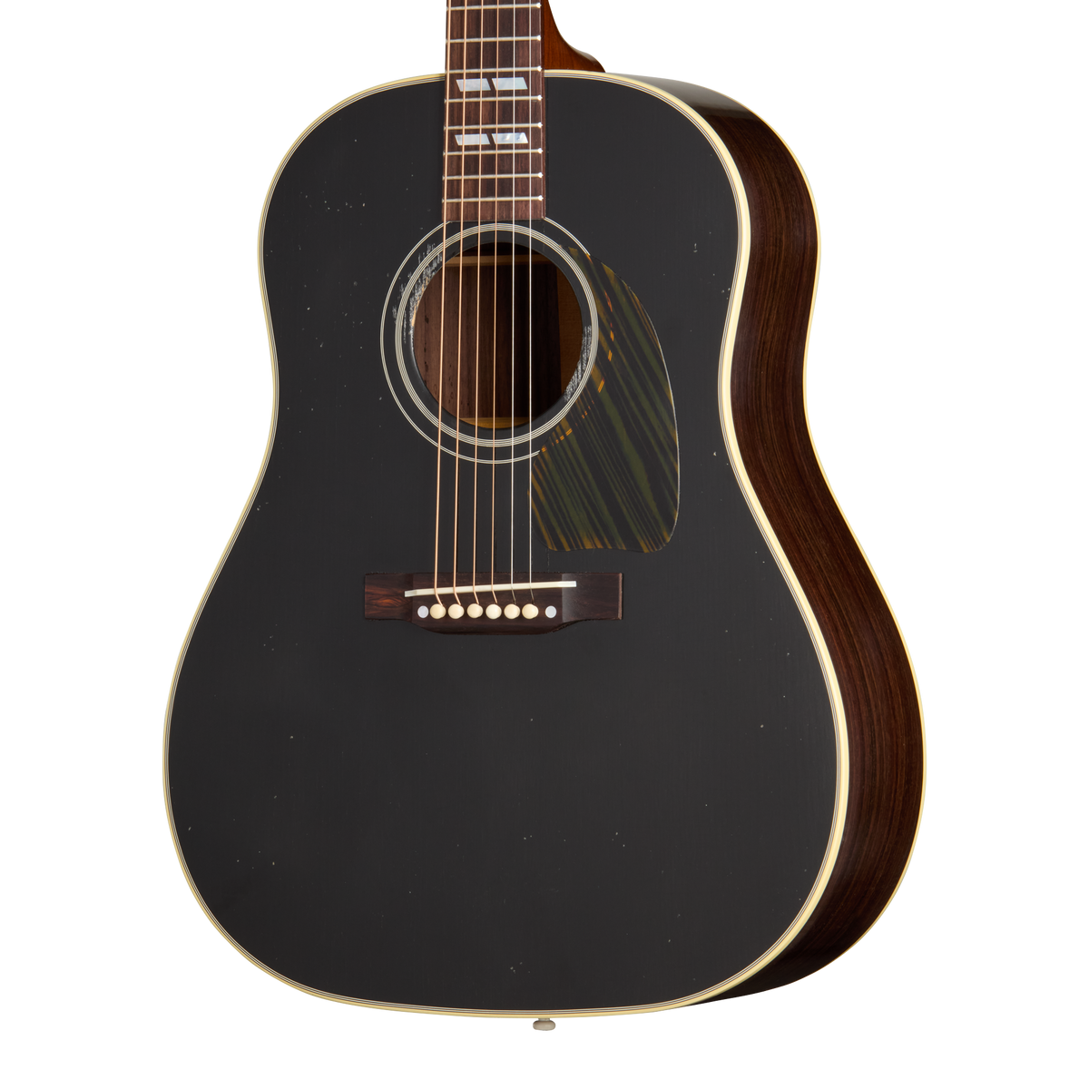 Gibson Custom 1942 Banner Southern Jumbo, Light Aged, Ebony Top Acoustic Guitar Gibson Custom