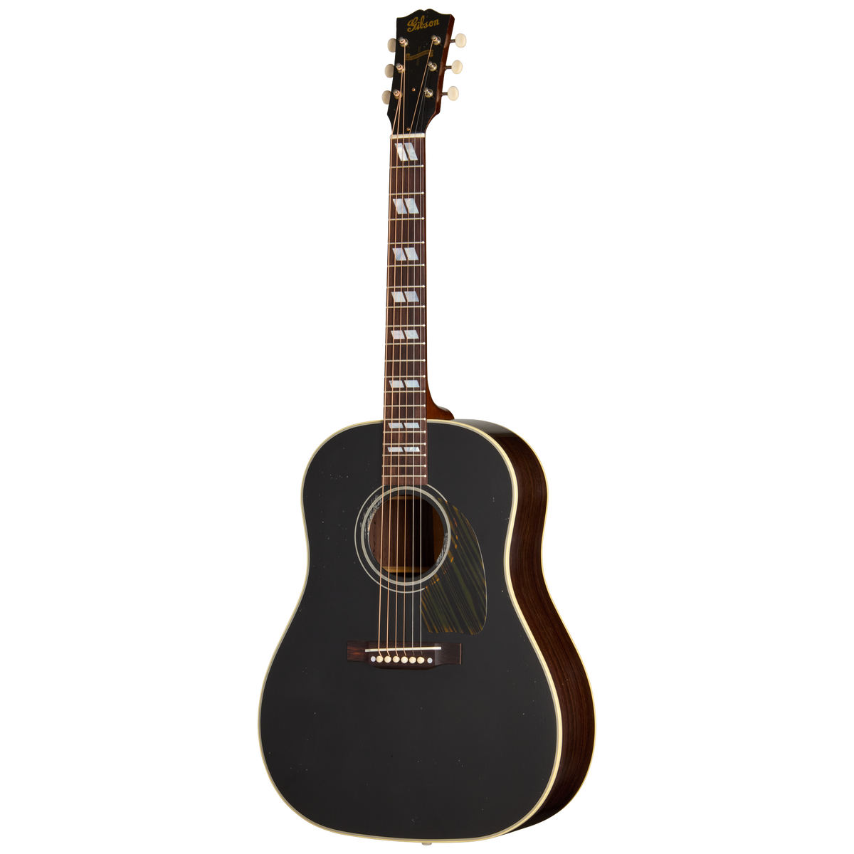 Gibson Custom 1942 Banner Southern Jumbo, Light Aged, Ebony Top Acoustic Guitar Gibson Custom