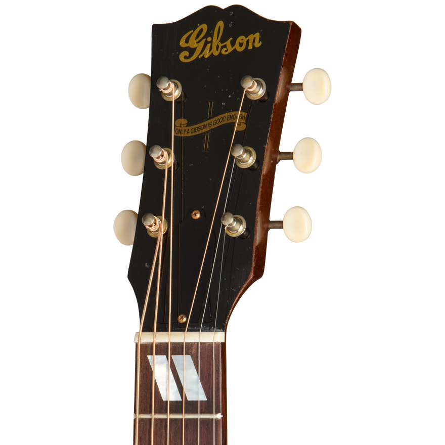 Gibson Custom 1942 Banner Southern Jumbo, Light Aged, Ebony Top Acoustic Guitar Gibson Custom