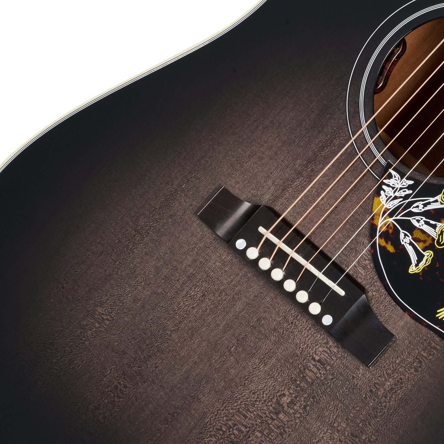 Gibson Custom Hummingbird Standard, Cobra Burst Acoustic Guitar Gibson Custom