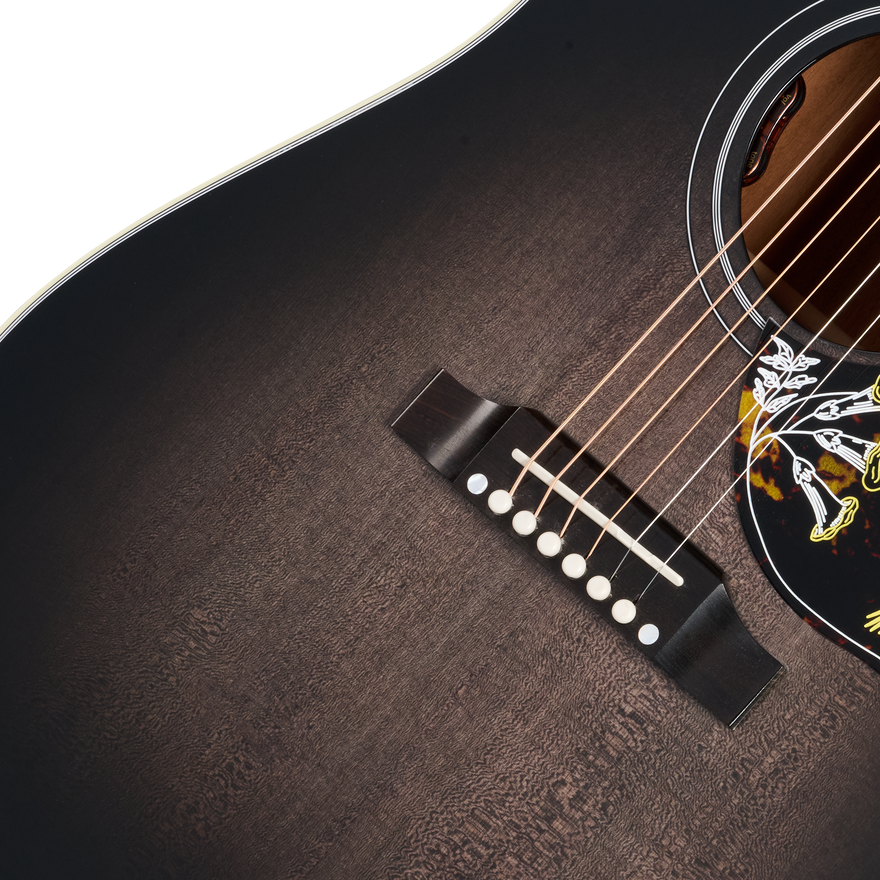 Gibson Custom Hummingbird Standard, Cobra Burst Acoustic Guitar Gibson Custom