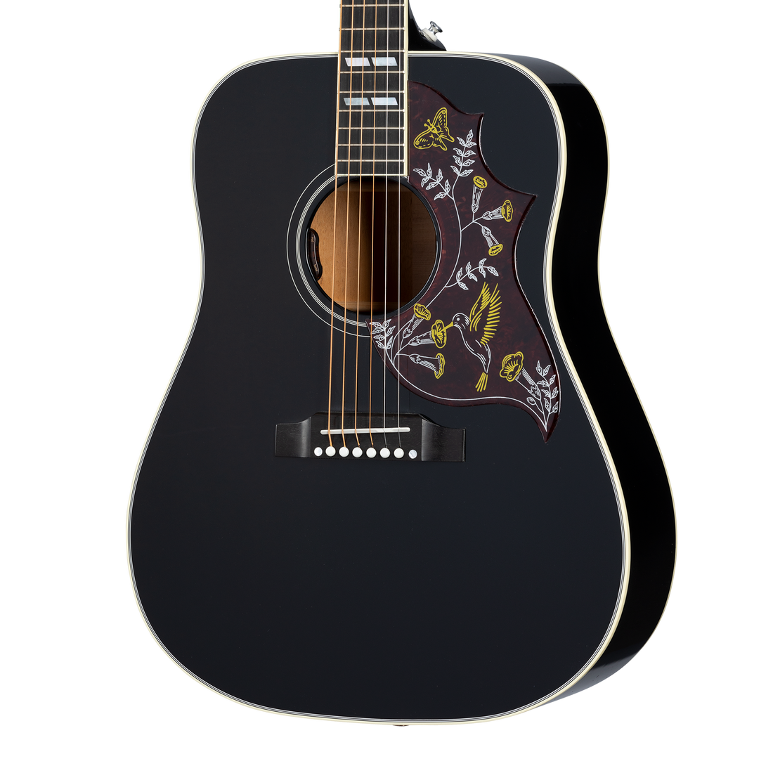 Gibson Hummingbird Standard, Exclusive, Ebony Acoustic Guitar Gibson