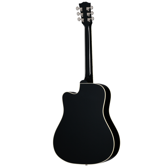 Gibson Hummingbird Standard EC, Ebony, Exclusive Acoustic Guitar Gibson