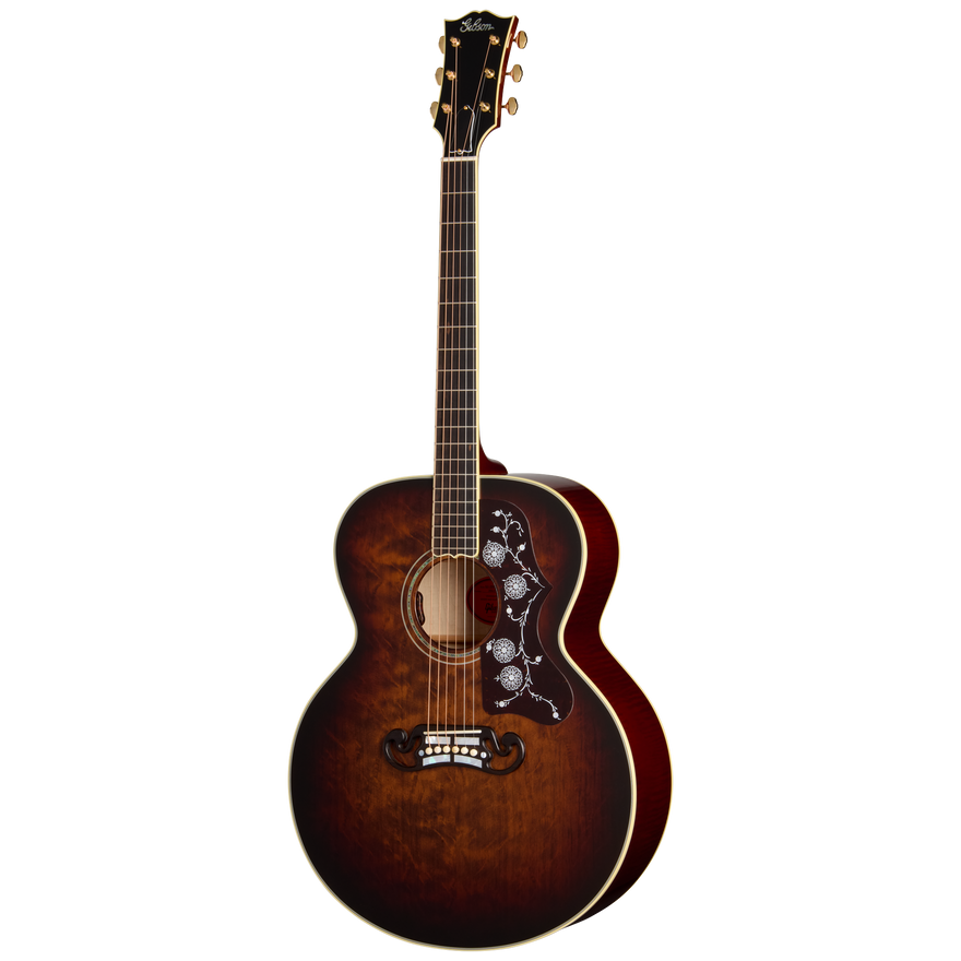 Gibson Custom SJ-200 Standard, Grizzly Burst Acoustic Guitar Gibson Custom
