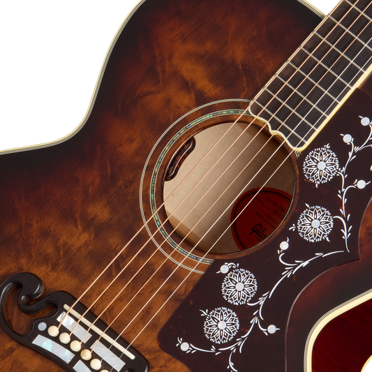 Gibson Custom SJ-200 Standard, Grizzly Burst Acoustic Guitar Gibson Custom