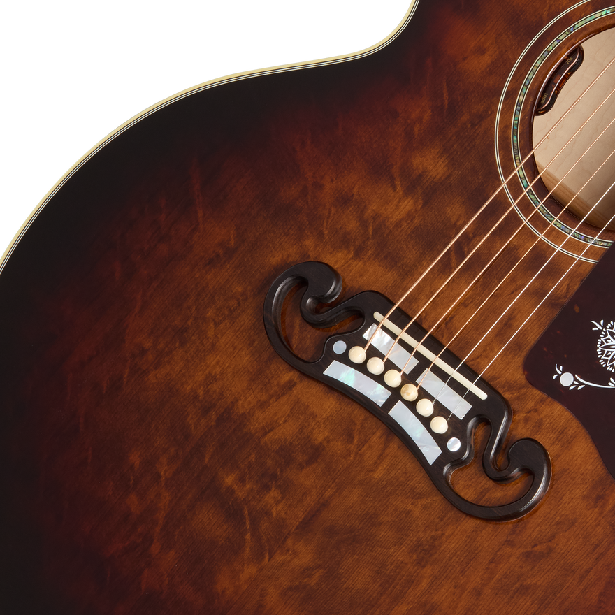 Gibson Custom SJ-200 Standard, Grizzly Burst Acoustic Guitar Gibson Custom