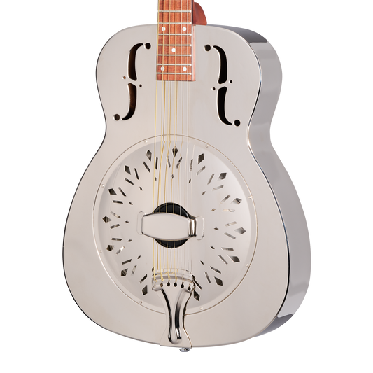 Epiphone Dobro Hound Dog M-14 Metalbody (Round Neck), Nickel Acoustic Guitar Epiphone