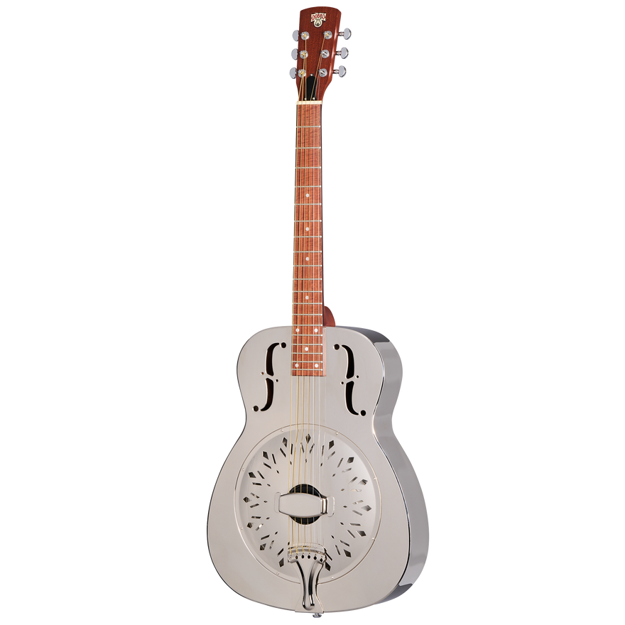 Epiphone Dobro Hound Dog M-14 Metalbody (Round Neck), Nickel Acoustic Guitar Epiphone