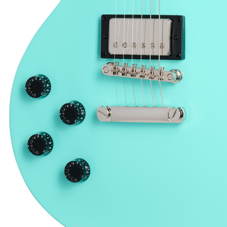 Epiphone Les Paul Tribute, Left-Handed, Aqua, Exclusive Electric Guitar Epiphone