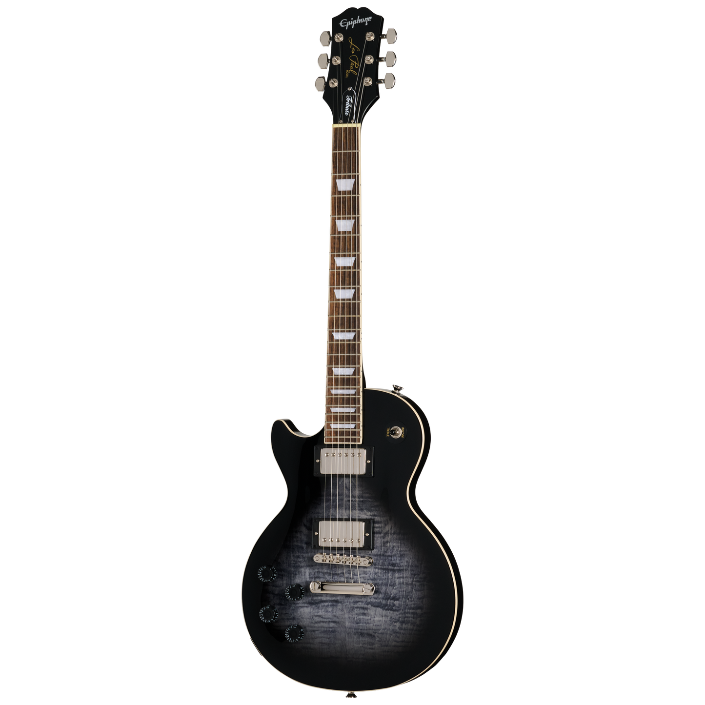 Epiphone Les Paul Tribute Plus, Left-Handed, Ebony Burst Electric Guitar Epiphone