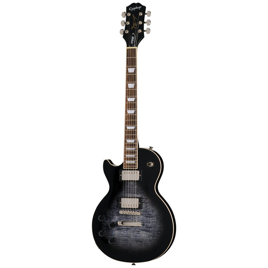 Epiphone Les Paul Tribute Plus, Left-Handed, Ebony Burst Electric Guitar Epiphone