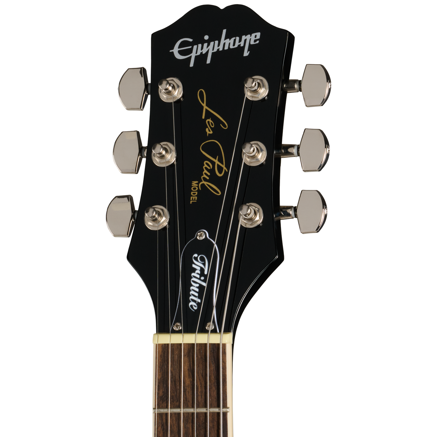 Epiphone Les Paul Tribute Plus, Left-Handed, Ebony Burst Electric Guitar Epiphone