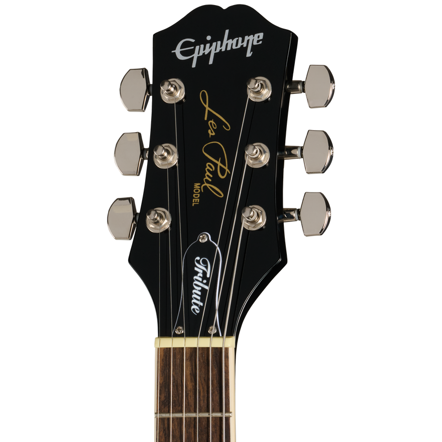 Epiphone Les Paul Tribute Plus, Left-Handed, Ebony Burst Electric Guitar Epiphone