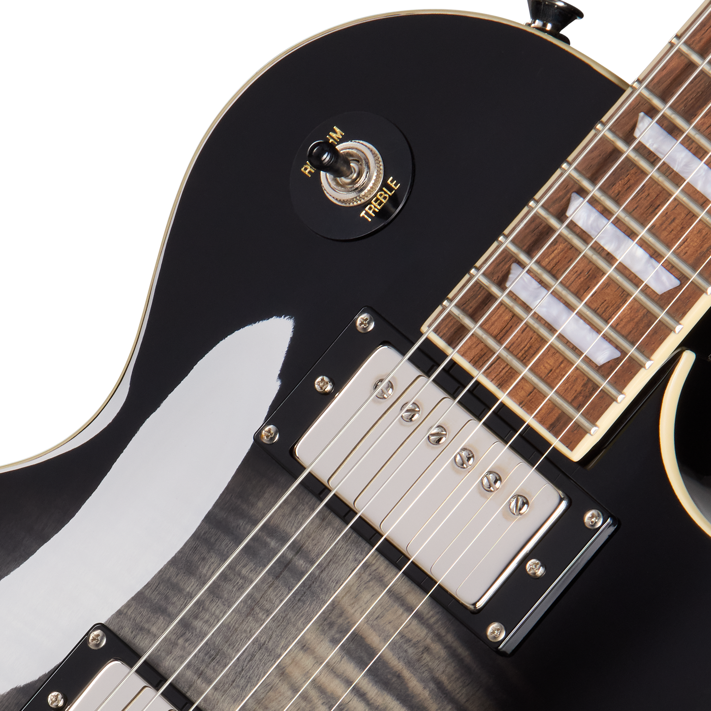 Epiphone Les Paul Tribute Plus, Ebony Burst Electric Guitar Epiphone