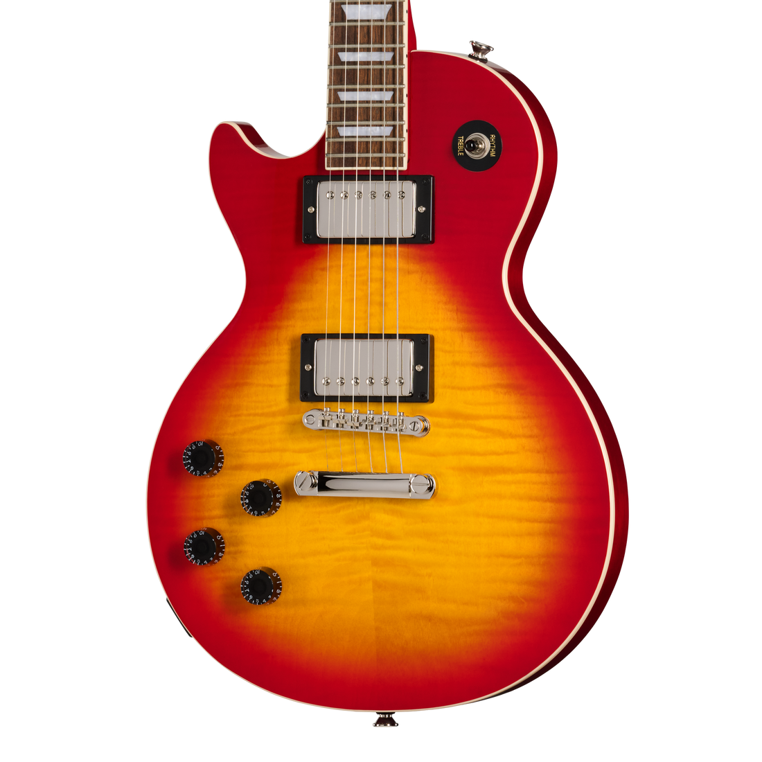 Epiphone Les Paul Tribute Plus, Left-Handed, Heritage Cherry Sunburst Electric Guitar Epiphone