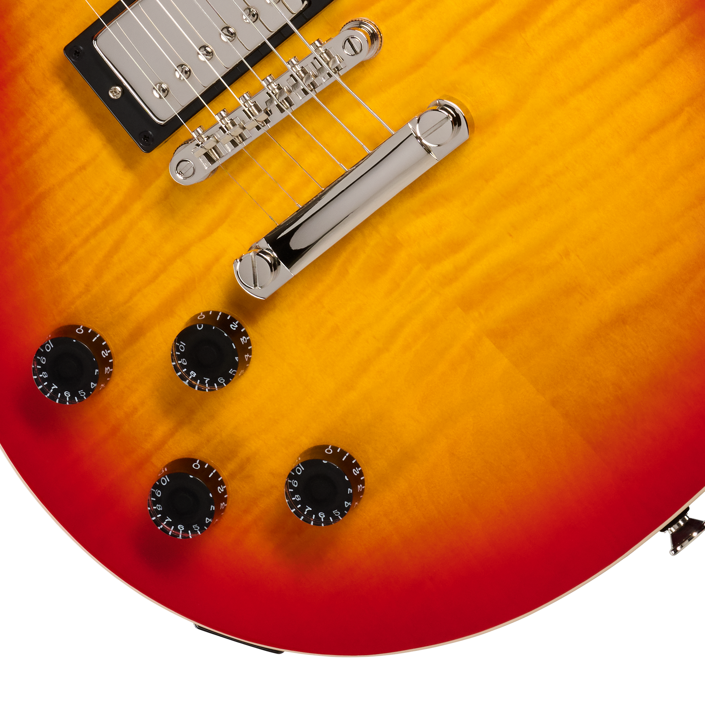Epiphone Les Paul Tribute Plus, Left-Handed, Heritage Cherry Sunburst Electric Guitar Epiphone