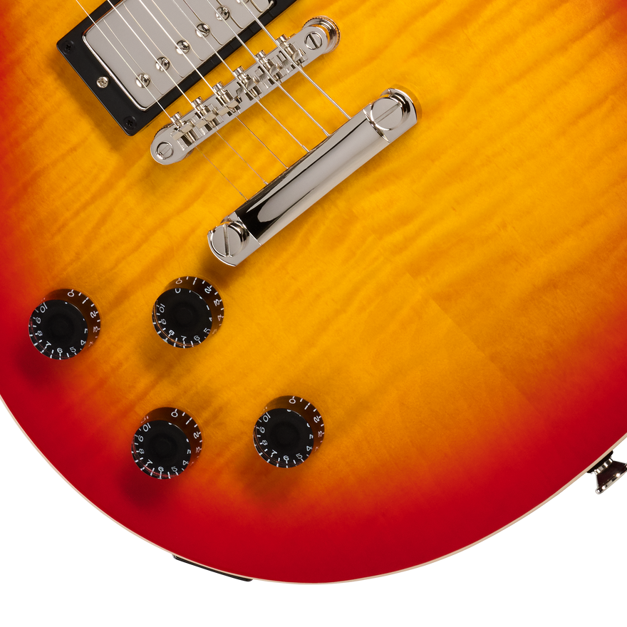 Epiphone Les Paul Tribute Plus, Left-Handed, Heritage Cherry Sunburst Electric Guitar Epiphone