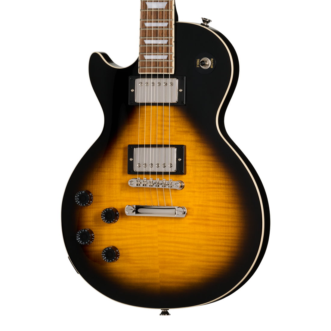 Epiphone Les Paul Tribute Plus, Left-Handed, Vintage Sunburst Electric Guitar Epiphone
