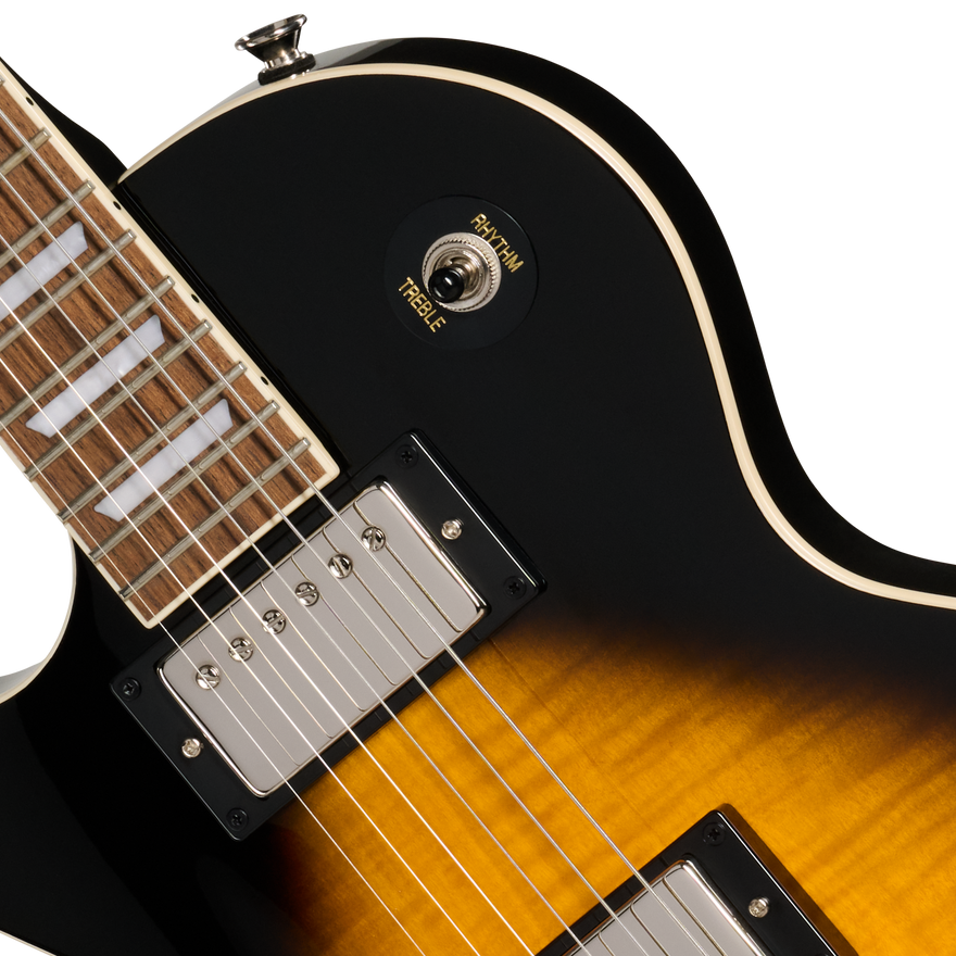 Epiphone Les Paul Tribute Plus, Left-Handed, Vintage Sunburst Electric Guitar Epiphone