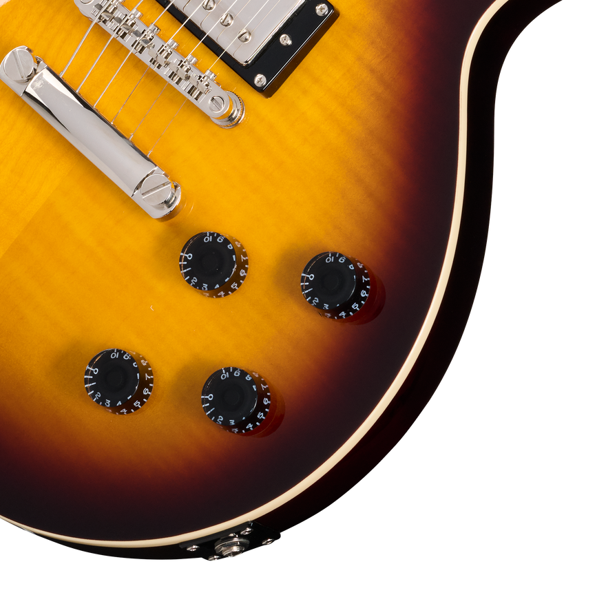 Epiphone Les Paul Tribute Plus, Vintage Sunburst Electric Guitar Epiphone