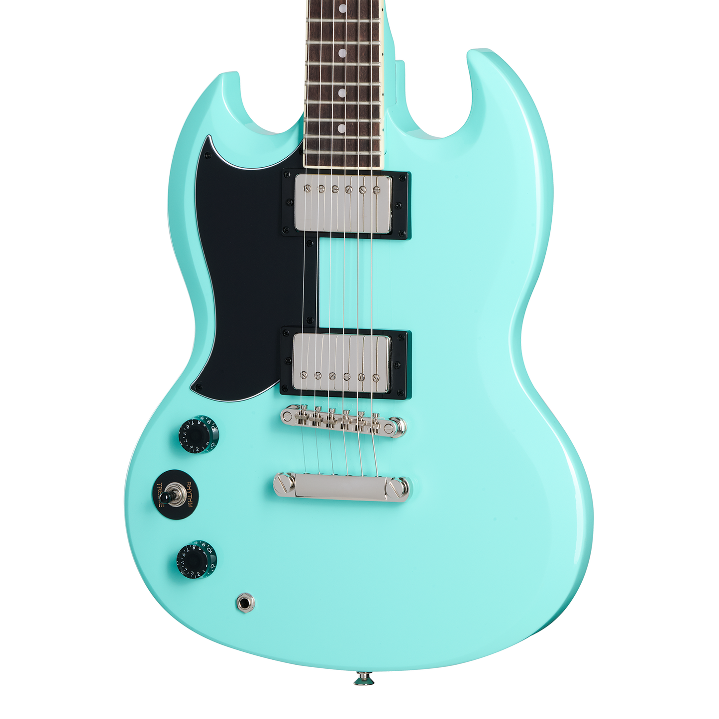 Epiphone SG Tribute, Left-Handed, Aqua, Exclusive Electric Guitar Epiphone