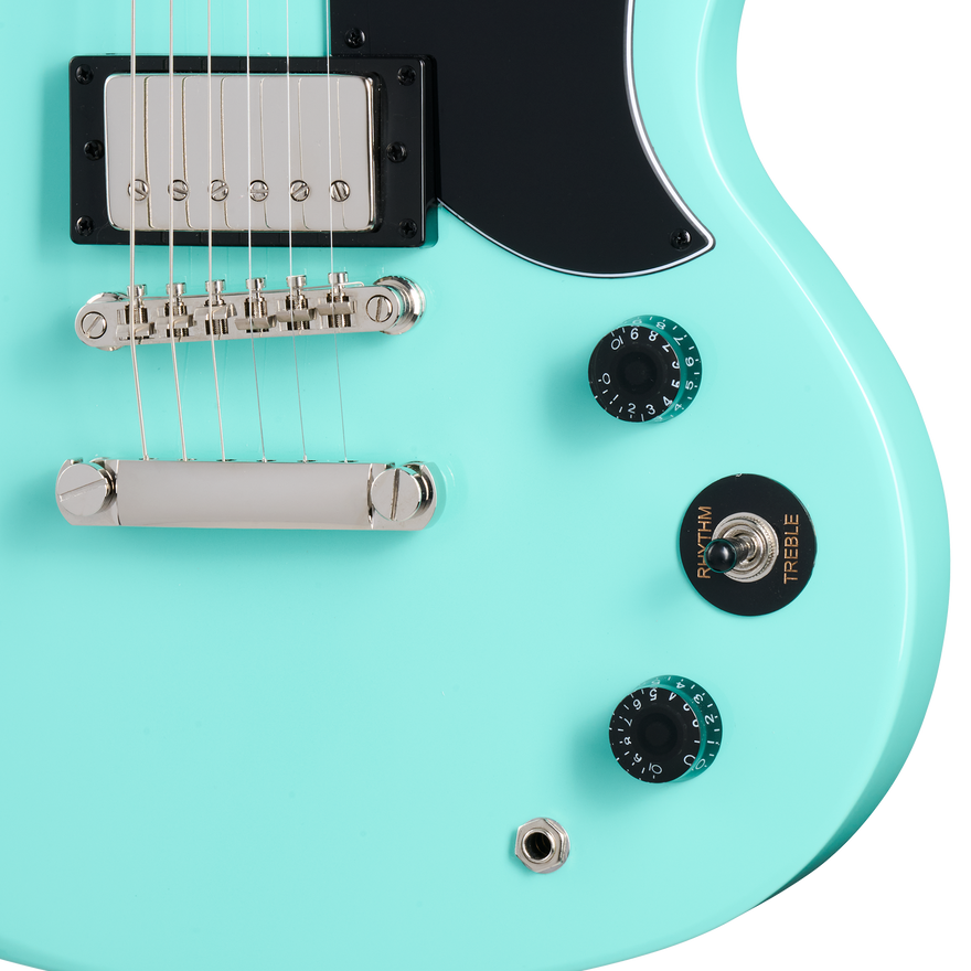 Epiphone SG Tribute, Aqua, Exclusive Electric Guitar Epiphone