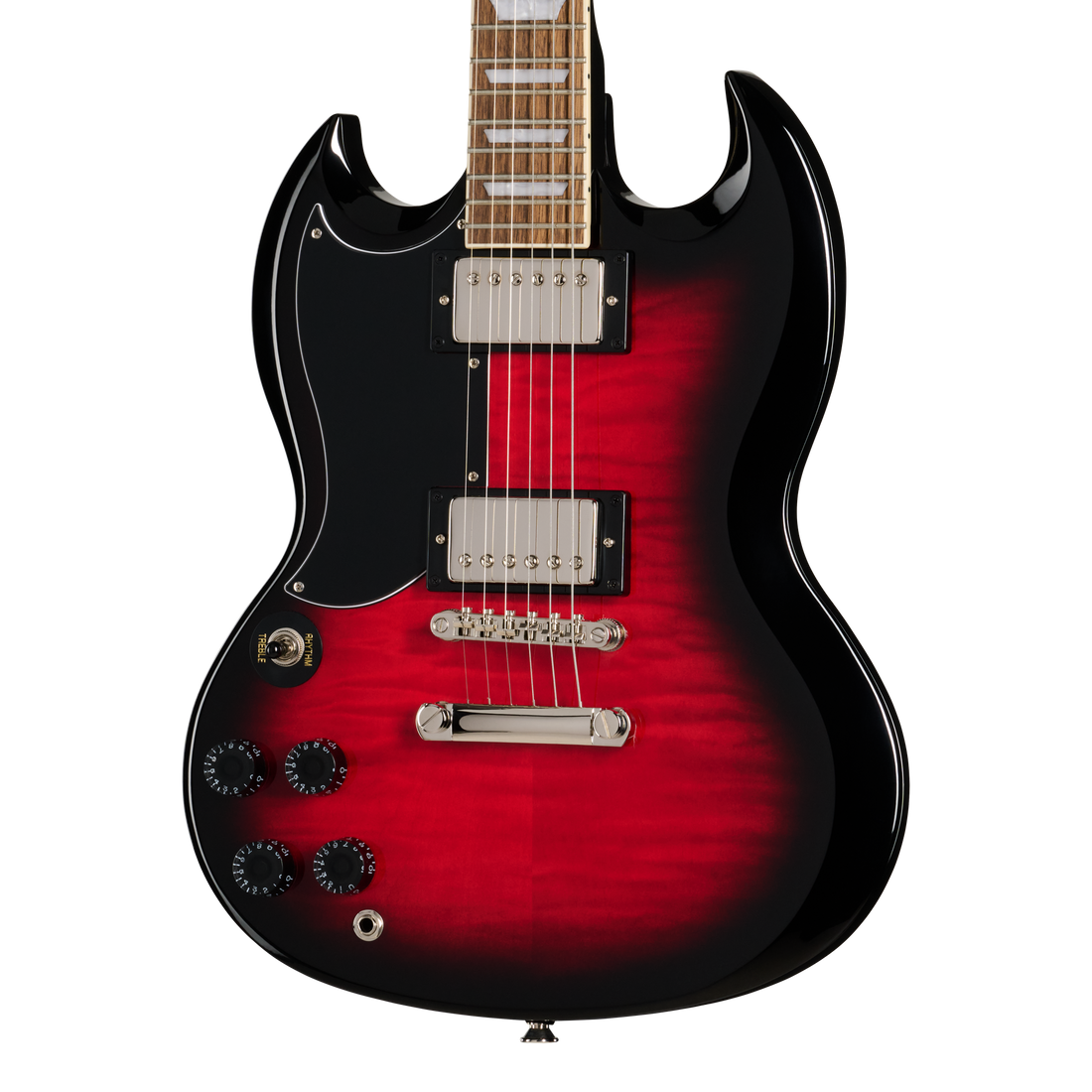 Epiphone SG Tribute Plus, Left-Handed, Cherry Burst Electric Guitar Epiphone