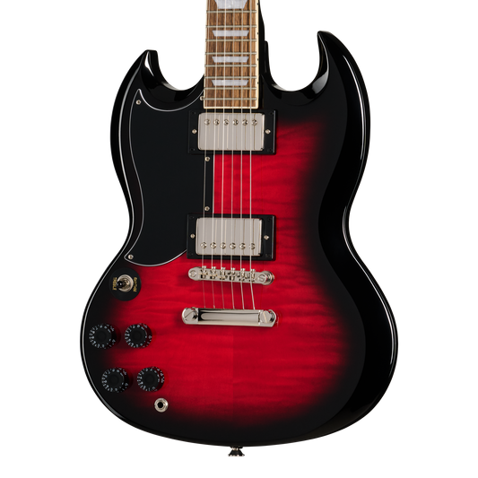 Epiphone SG Tribute Plus, Left-Handed, Cherry Burst Electric Guitar Epiphone