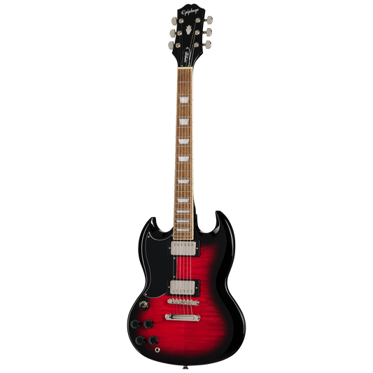 Epiphone SG Tribute Plus, Left-Handed, Cherry Burst Electric Guitar Epiphone